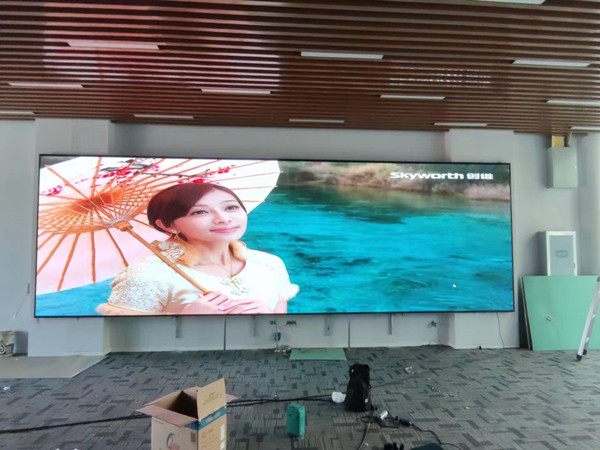 涟源P1.53led小间距屏安装案例